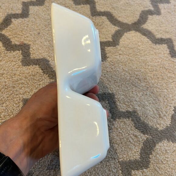 Rae Dunn~Divided Dish/Dip Bowl~# (Hashtag)~! (Exclamation Point)~Ceramic EUC - Picture 3 of 6